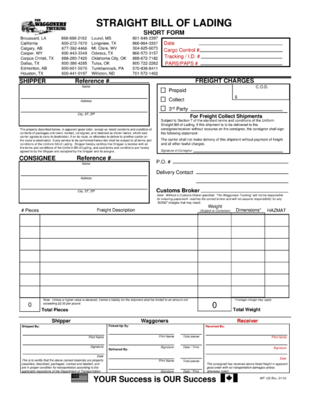 Waybill vs Bill of Lading: Understanding the Difference - Vector