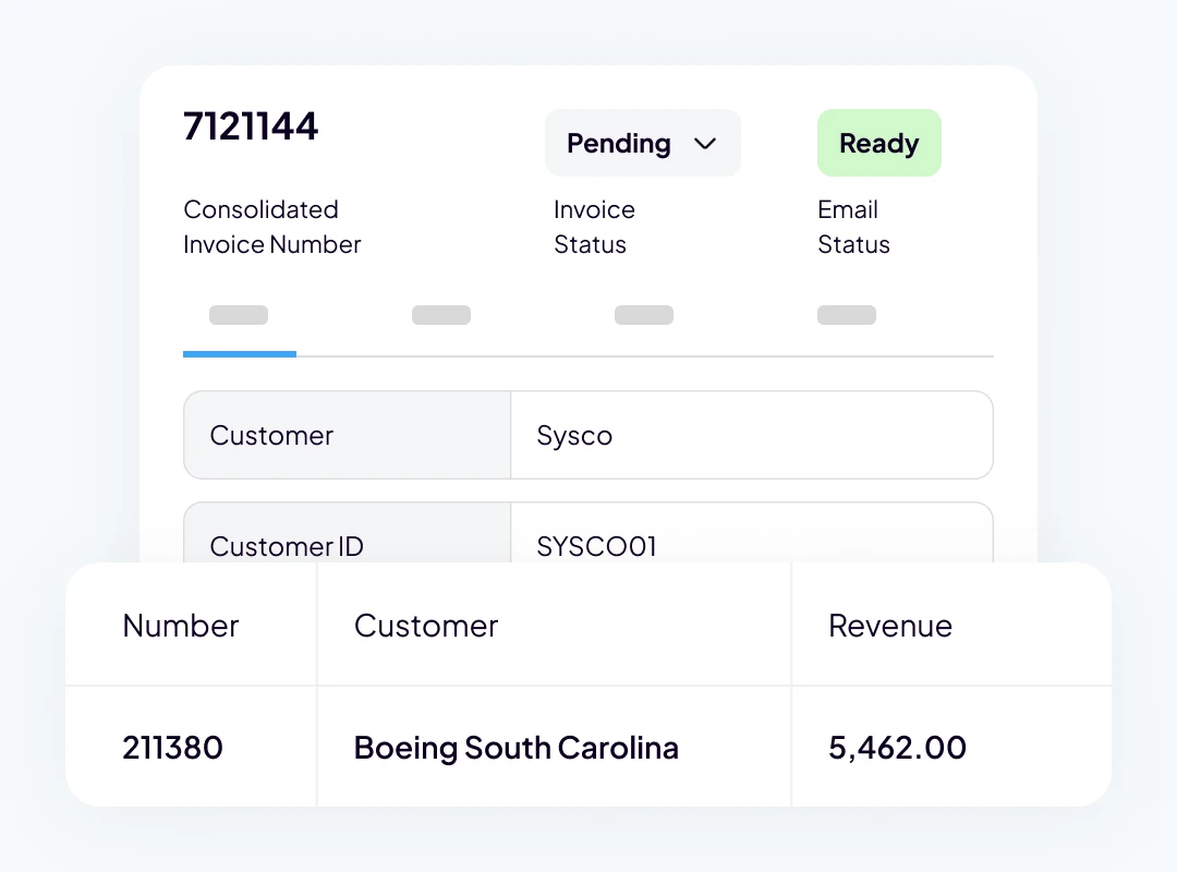 Carrier rendition billing