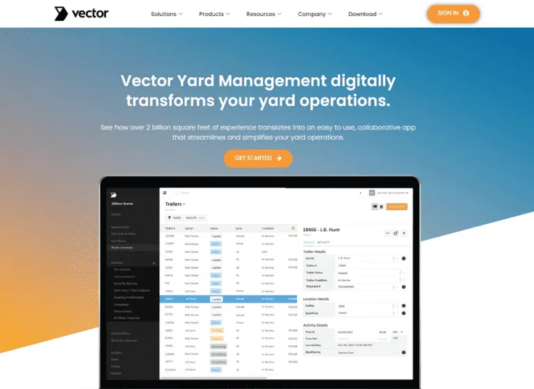 The vector's yms advantage: optimize yard operations in smart facilities